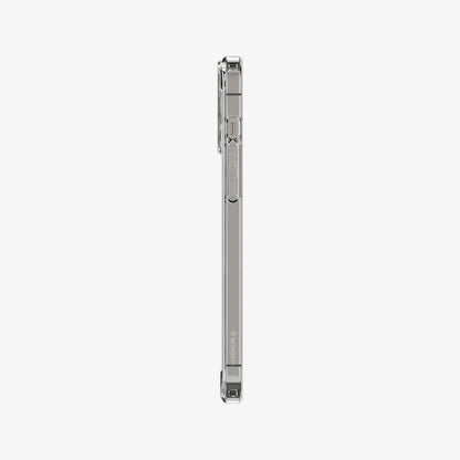 ACS04084 - iPhone 13 Pro Max Case Ultra Hybrid Mag (MagFit) in carbon fiber showing the side with volume controls