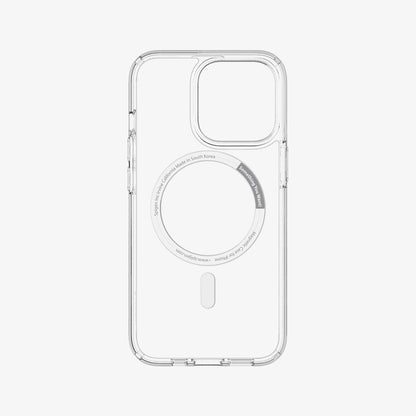 ACS03267 - iPhone 13 Pro Case Ultra Hybrid Mag Safe Compatible in white showing the inside of case