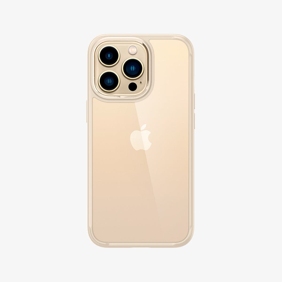 ACS03265 - iPhone 13 Pro Case Ultra Hybrid in sand beige showing the back