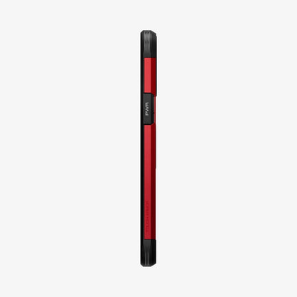ACS03224 - iPhone 13 Pro Max Case Tough Armor in red showing the side