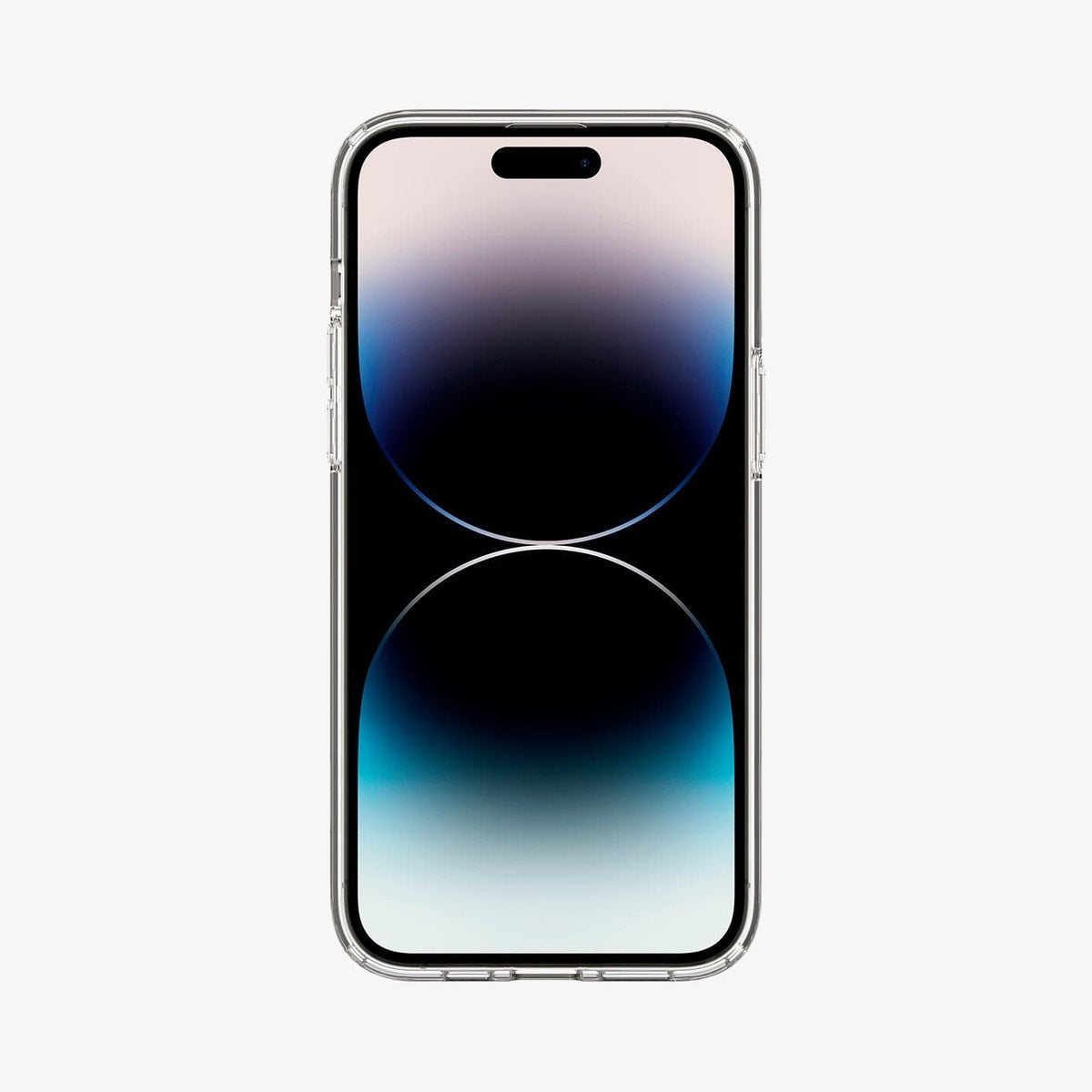 ACS04969 - iPhone 14 Pro Case Ultra Hybrid (MagFit) in white showing the front