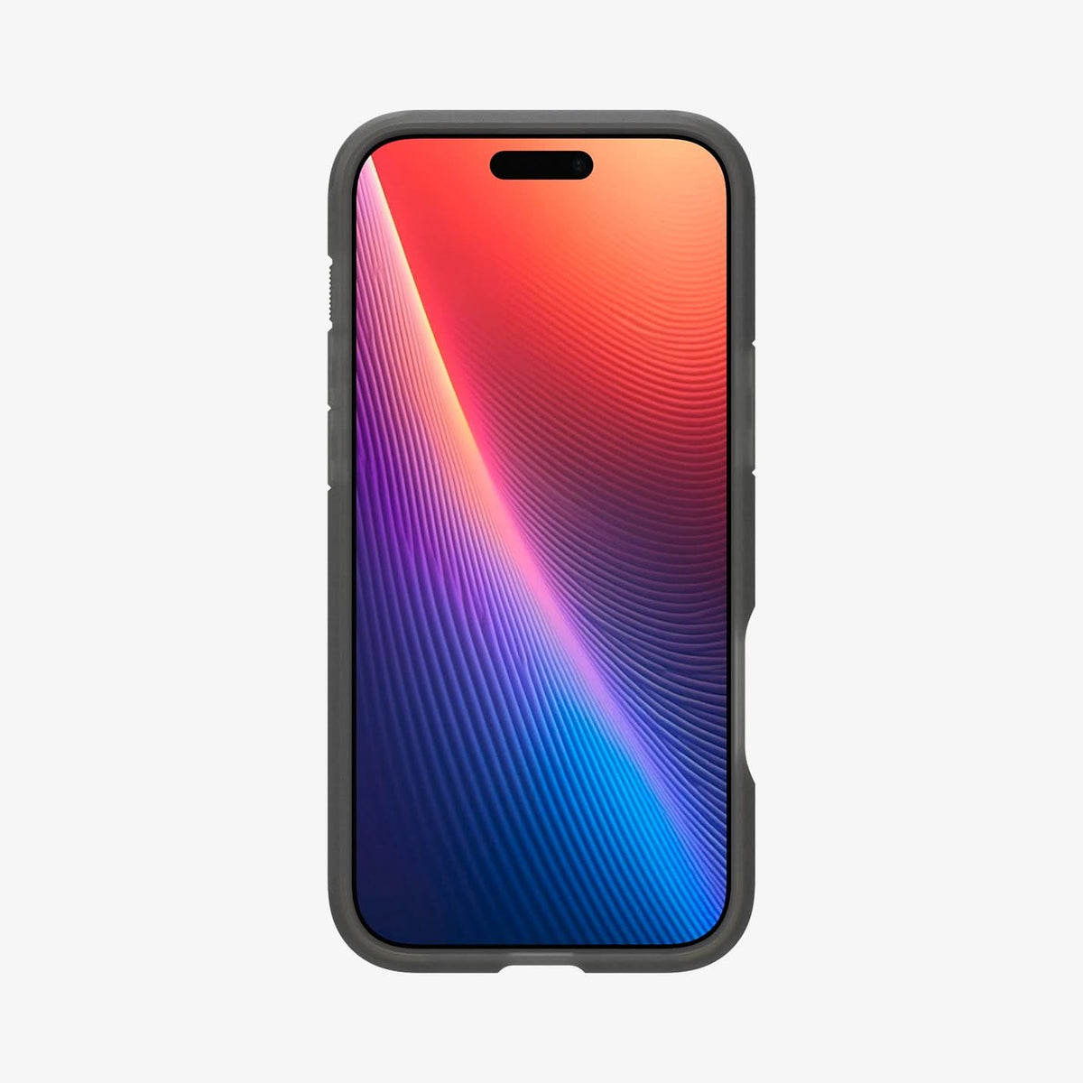 ACS08509 - iPhone 16 Pro Case Tough Armor AI (MagFit) in Frost Black showing the front