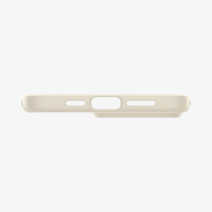 ACS06694 - iPhone 15 Pro Case Thin Fit in mute beige showing the bottom
