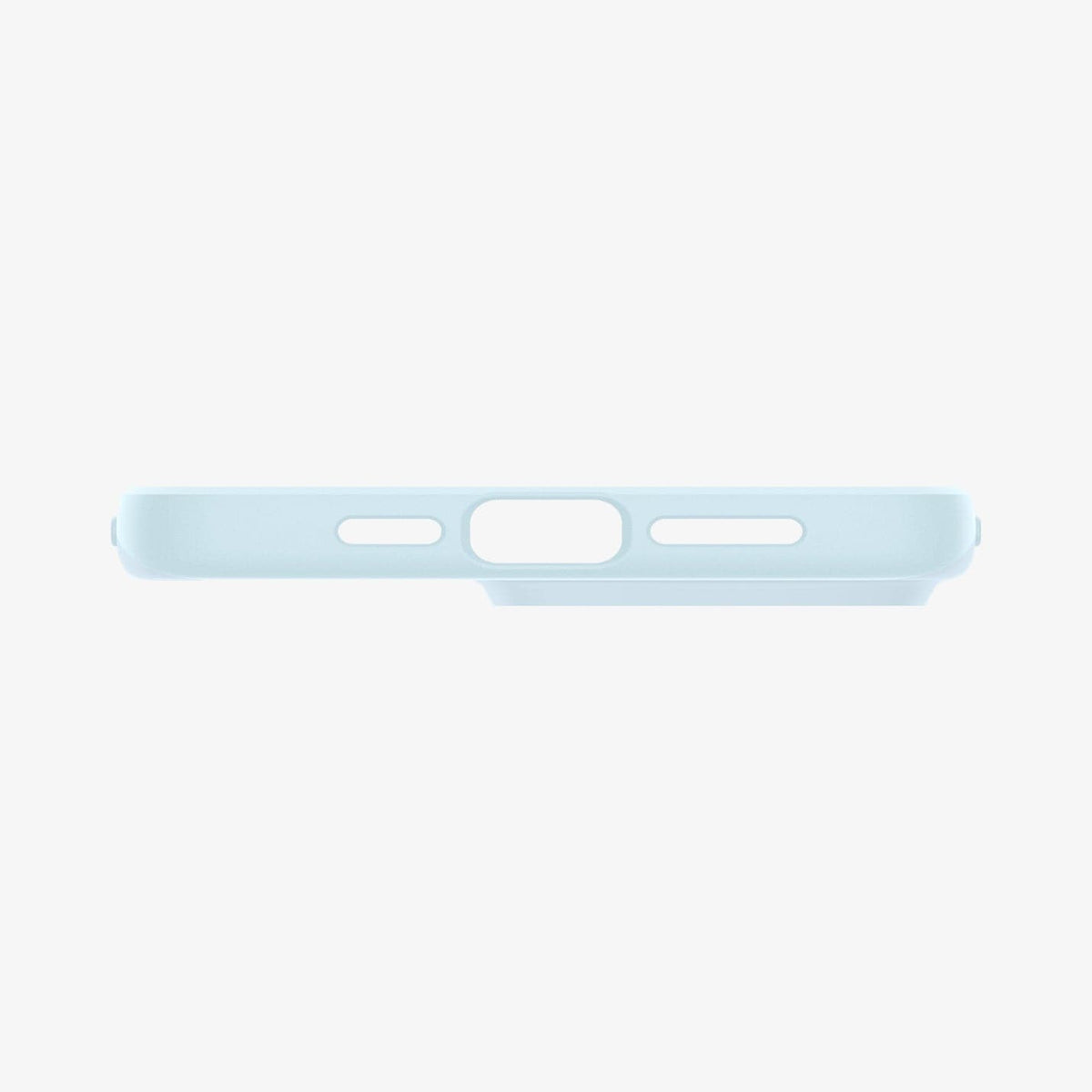 ACS06693 - iPhone 15 Pro Case Thin Fit in mute blue showing the bottom