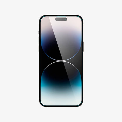 AGL05214 - iPhone 14 Pro Screen Protector EZ FIT GLAS.tR (Sensor Protection) showing the front
