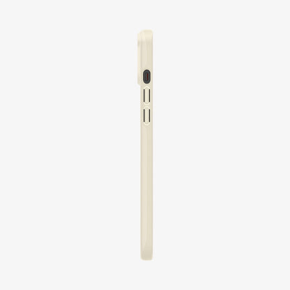 ACS06642 - iPhone 15 Plus Case Thin Fit in mute beige showing the side