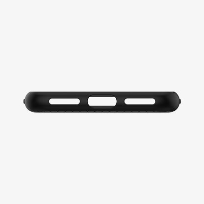 042CS20511 - iPhone SE Liquid Air case in black showing the bottom