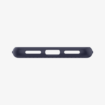 042CS21189 - iPhone SE Liquid Air case in midnight blue showing the bottom