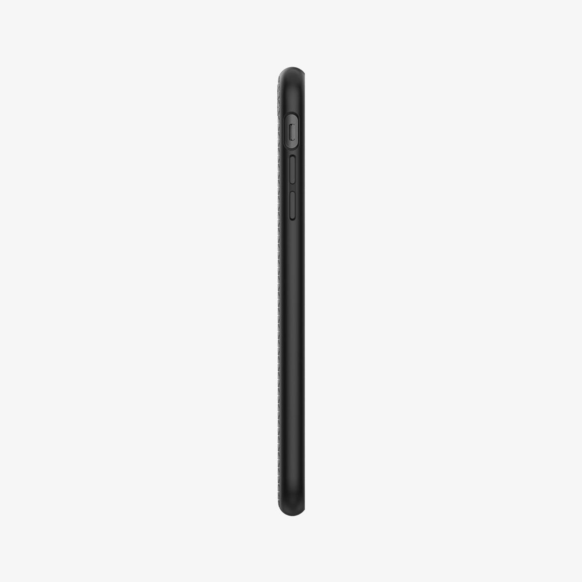 043CS20525 - iPhone 7 Plus Case Liquid Air in Black showing the the side