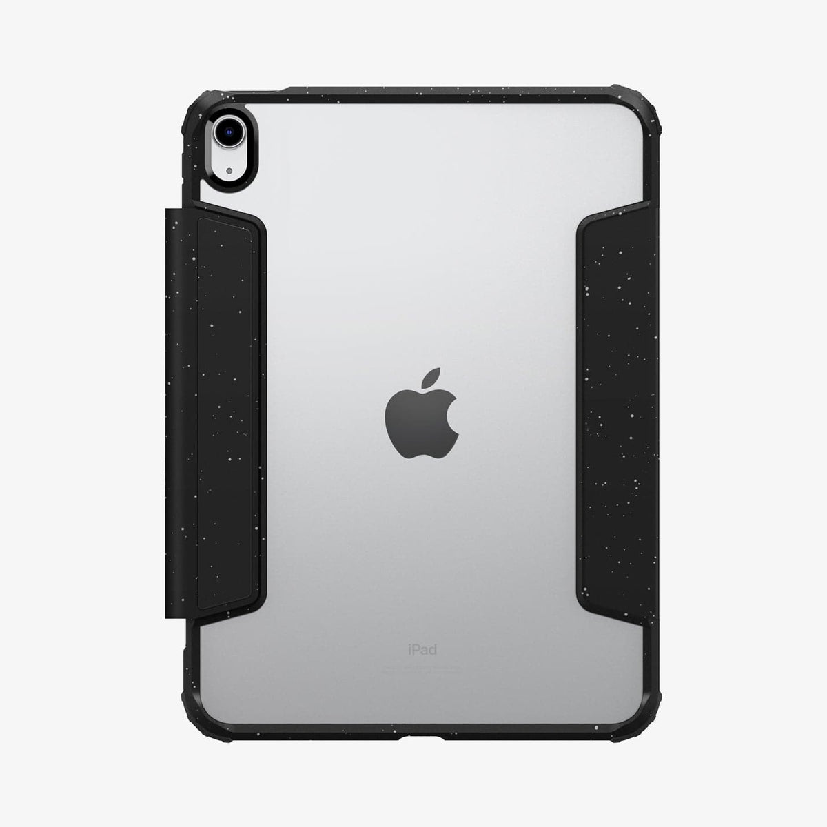 ACS05941 - iPad 10.9" Case Ultra Hybrid Pro in speckled black showing the back