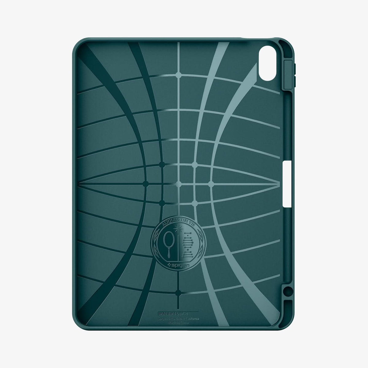 ACS07755 - iPad Air 11-inch (2025/2024) Case Urban Fit in Midnight Green showing the inner