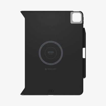 ACS07670 - iPad Air 13-inch (2024) Case Enzo Aramid in Black showing the half of the inner case