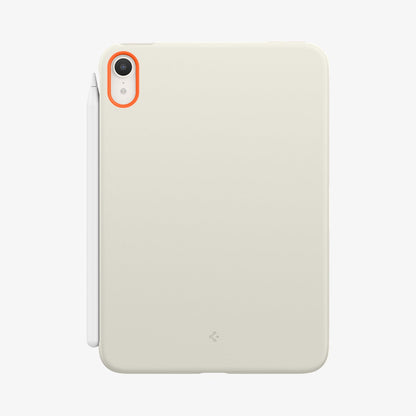 ACS09232 - iPad Mini 7 Case Nano Pop in Orange Beige showing the back