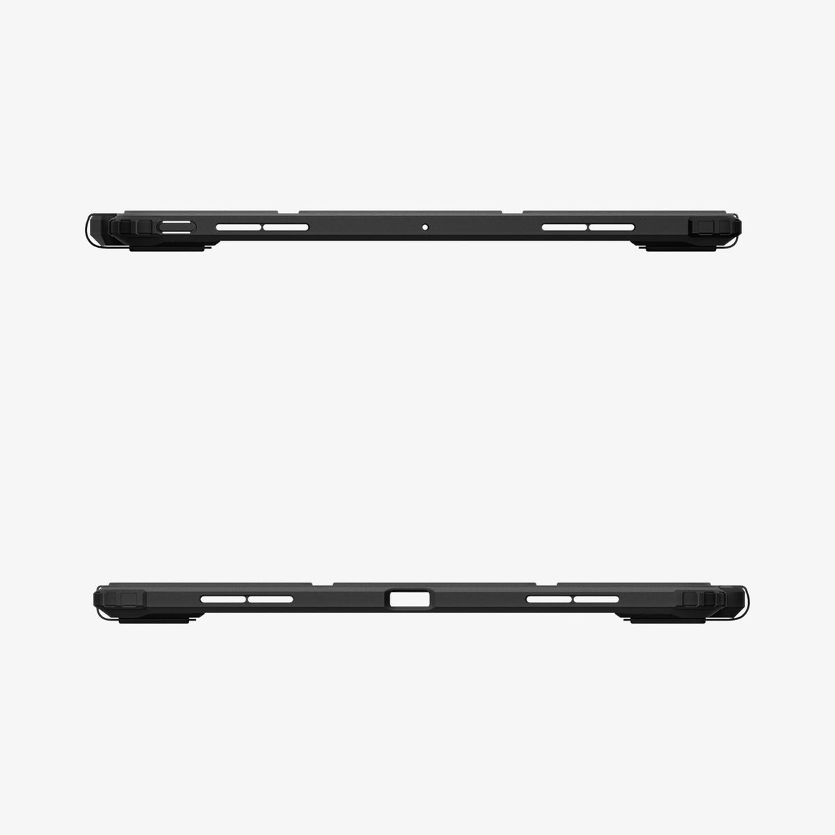 ACS07766 - iPad Pro 12.9-inch Case Air Skin Pro in Gray showing the top and bottom