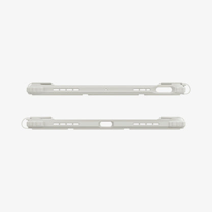 ACS06074 - iPad Air 10.9" Case Air Skin Pro in gray showing the top and bottom with precise cutouts
