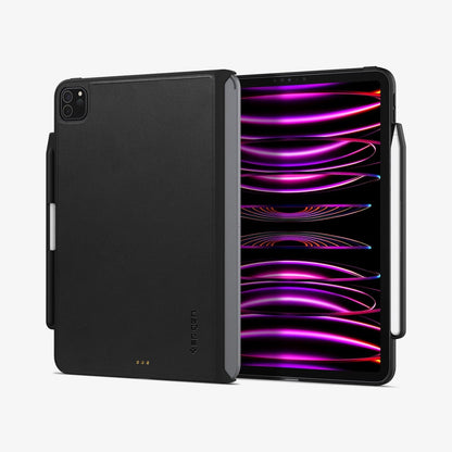 ACS05467 - iPad Pro 11" Case Thin Fit Pro in black showing the back and front