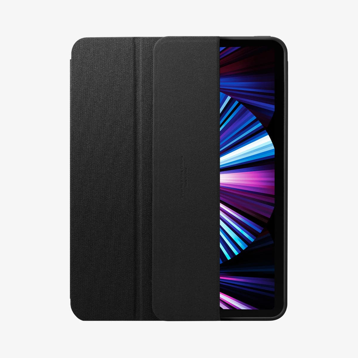 ACS01054 - iPad Pro 11" Case Urban Fit in black showing the front with cover flap slightly open