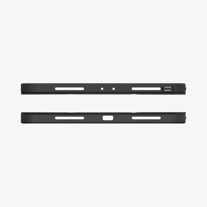 ACS01054 - iPad Pro 11" Case Urban Fit in black showing the top and bottom with precise cutouts