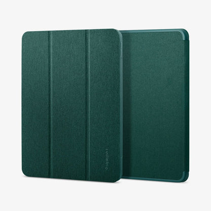 ACS01056 - iPad Pro 11" Case Urban Fit in military green showing the front and back