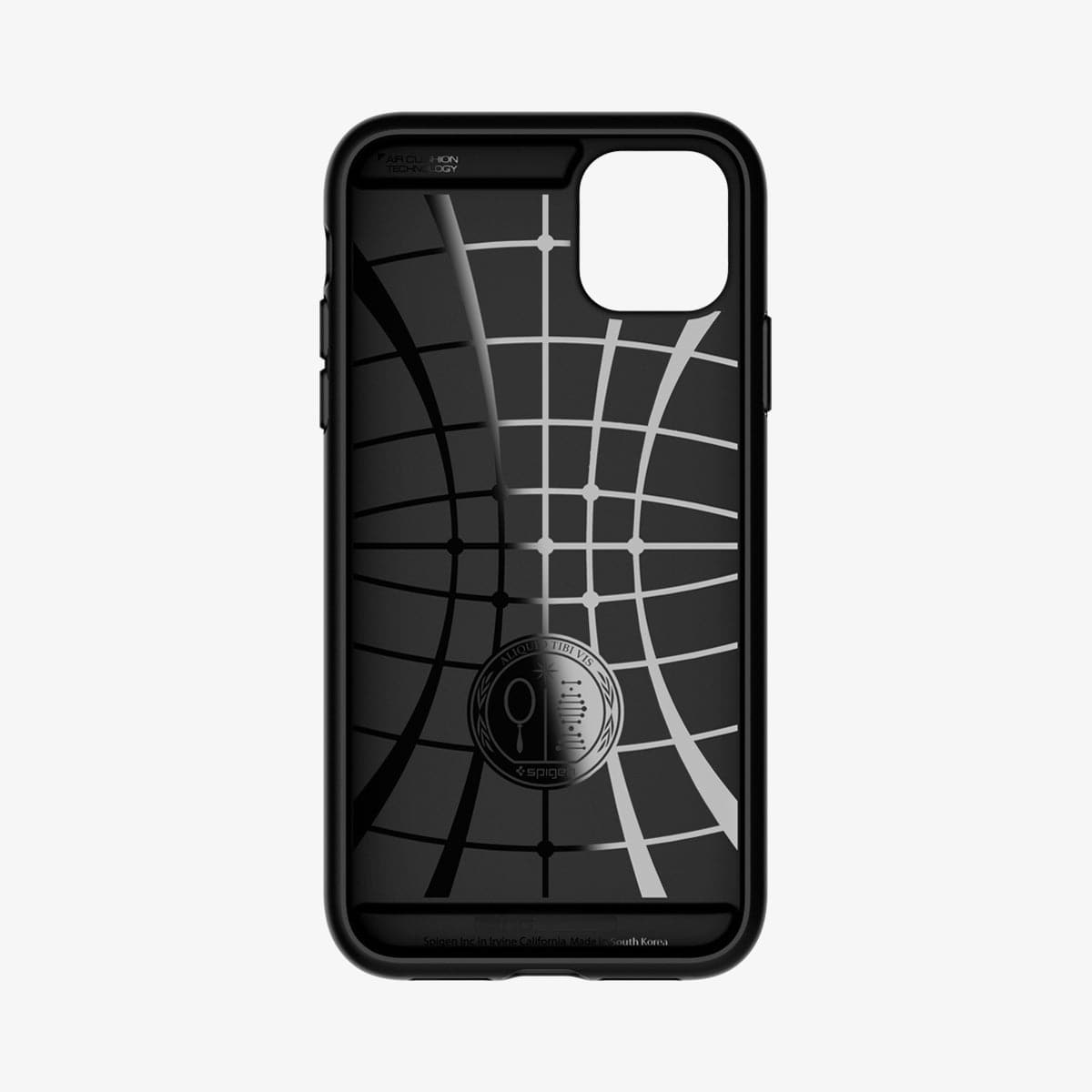 076CS27437 - iPhone 11 Case Slim Armor CS in rose gold showing the inside of case