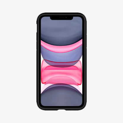 076CS27190 - iPhone 11 Tough Armor in XP Black showing the front