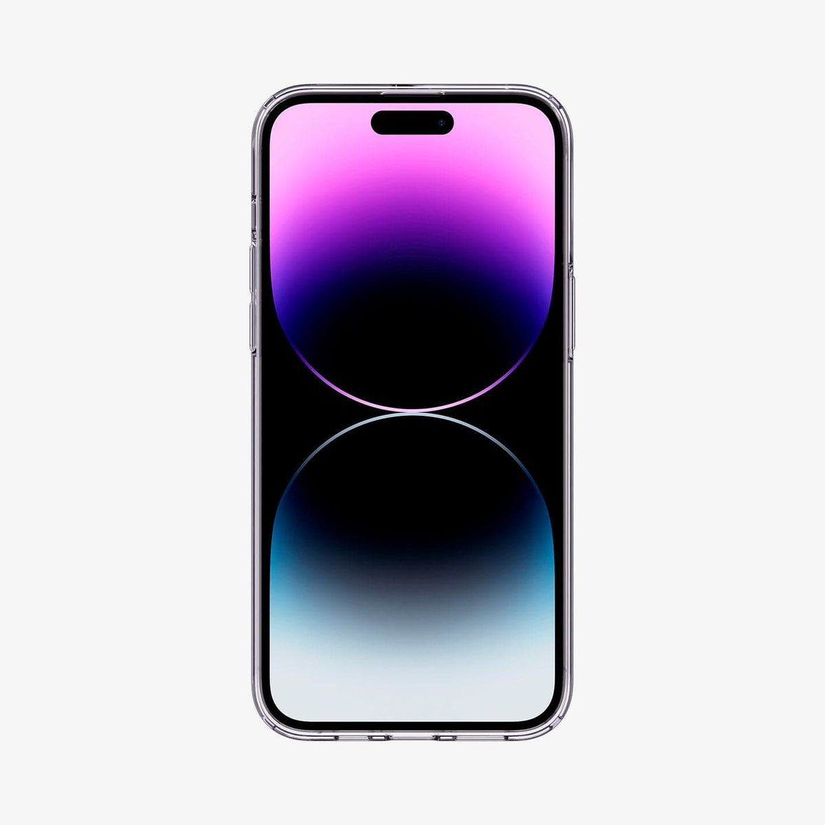ACS04952 - iPhone 14 Pro Case Air Skin Hybrid in crystal clear showing the front