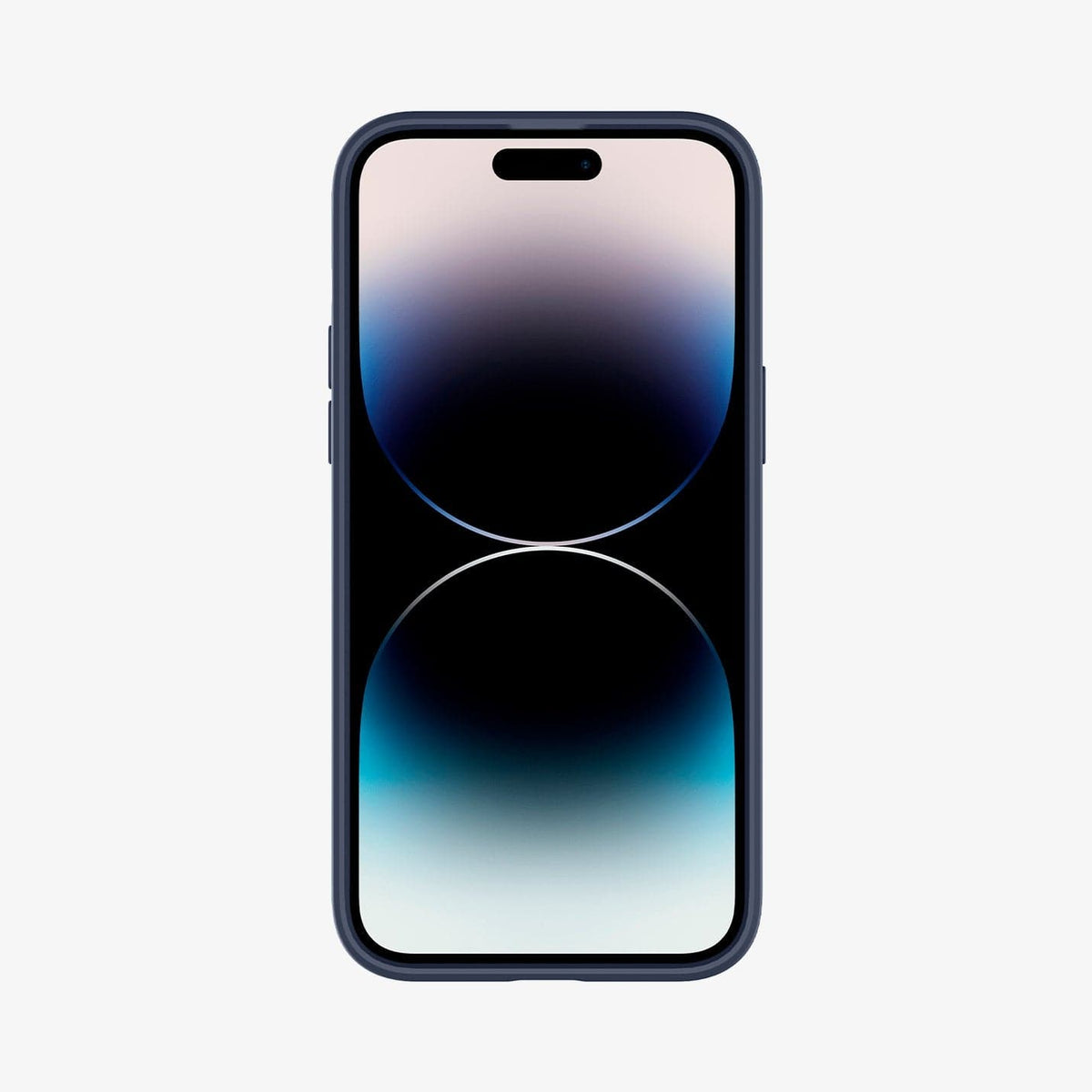 ACS04962 - iPhone 14 Pro Case Ultra Hybrid in navy blue showing the front