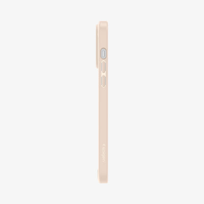 ACS04819 - iPhone 14 Pro Max Case Ultra Hybrid in sand beige showing the side with volume controls