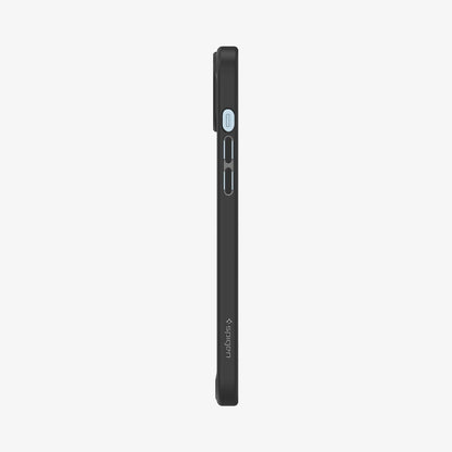 ACS04895 - iPhone 14 Plus Case Ultra Hybrid in matte black showing the side with volume controls