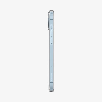 ACS05040 - iPhone 14 Case Ultra Hybrid in crystal clear showing the side with volume controls