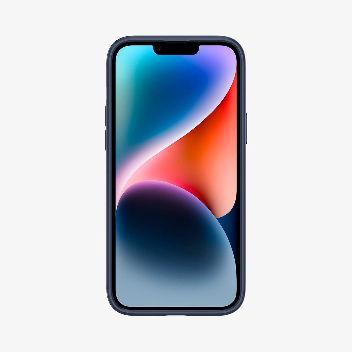 ACS05045 - iPhone 14 Case Ultra Hybrid in navy blue showing the front