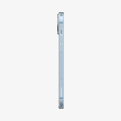 ACS04886 - iPhone 14 Plus Case Air Skin Hybrid in crystal clear showing the side with volume controls