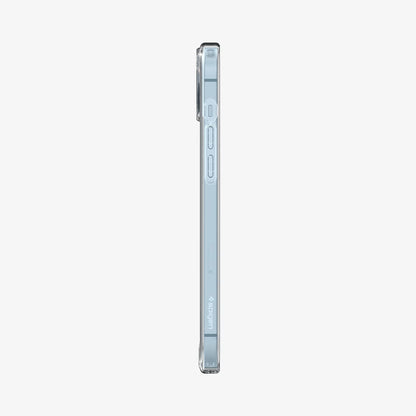 ACS04902 - iPhone 14 Plus Case Ultra Hybrid (MagFit) in white showing the side with volume controls