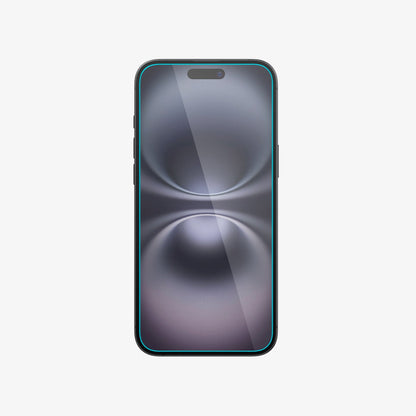 AGL06883 - iPhone 16 Plus GLAS.tR EZ Fit Sensor Protected showing the front