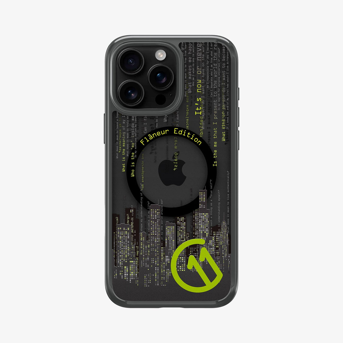 ACS09378 - iPhone 16 Pro Case c11 Series Flâneur Edition (MagFit) showing the back