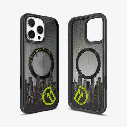 ACS09377 - iPhone 16 Pro Max Case c11 Series Flâneur Edition (MagFit) showing the back, inner and sides