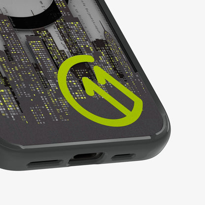 ACS09378 - iPhone 16 Pro Case c11 Series Flâneur Edition (MagFit) showing the partial back and bottom zoomed in