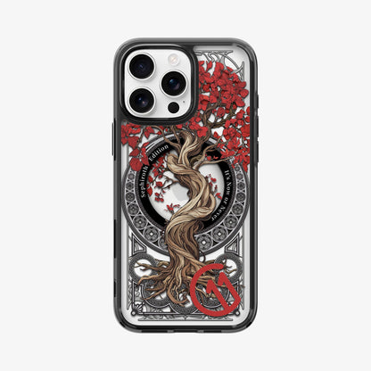 ACS09757 - iPhone 16 Pro Max Case c11 Series Sephiroth Edition (MagFit) showing the back
