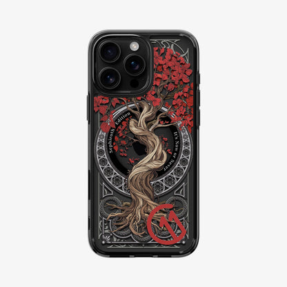 ACS09758 - iPhone 16 Pro Case c11 Series Sephiroth Edition (MagFit) showing the back