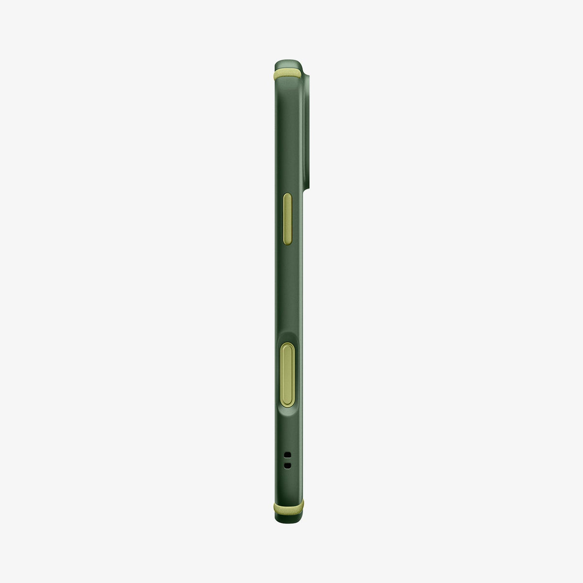 ACS09608 - iPhone 17 Pro Max Nano Pop Hybrid (MagFit) in Avo Green showing the side