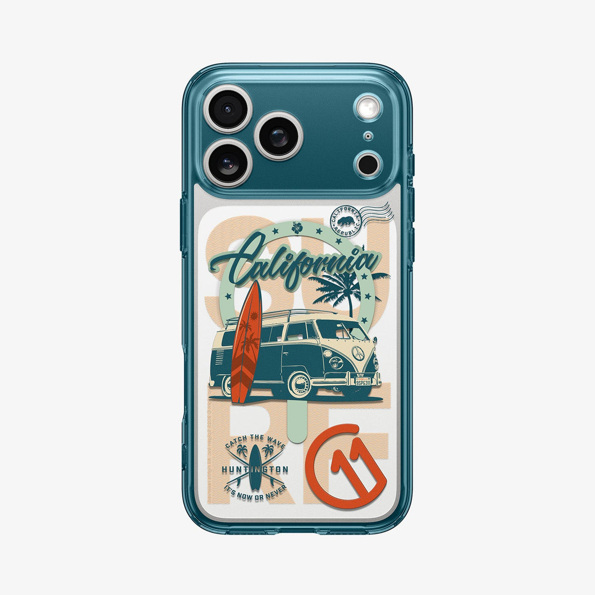 ACS10170 - iPhone 17 Pro Series Case c11 Series Huntington Edition (MagFit) showing the back