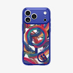 ACS11391 - iPhone 17 Series C11 Palette case showing full back view with abstract brush artwork