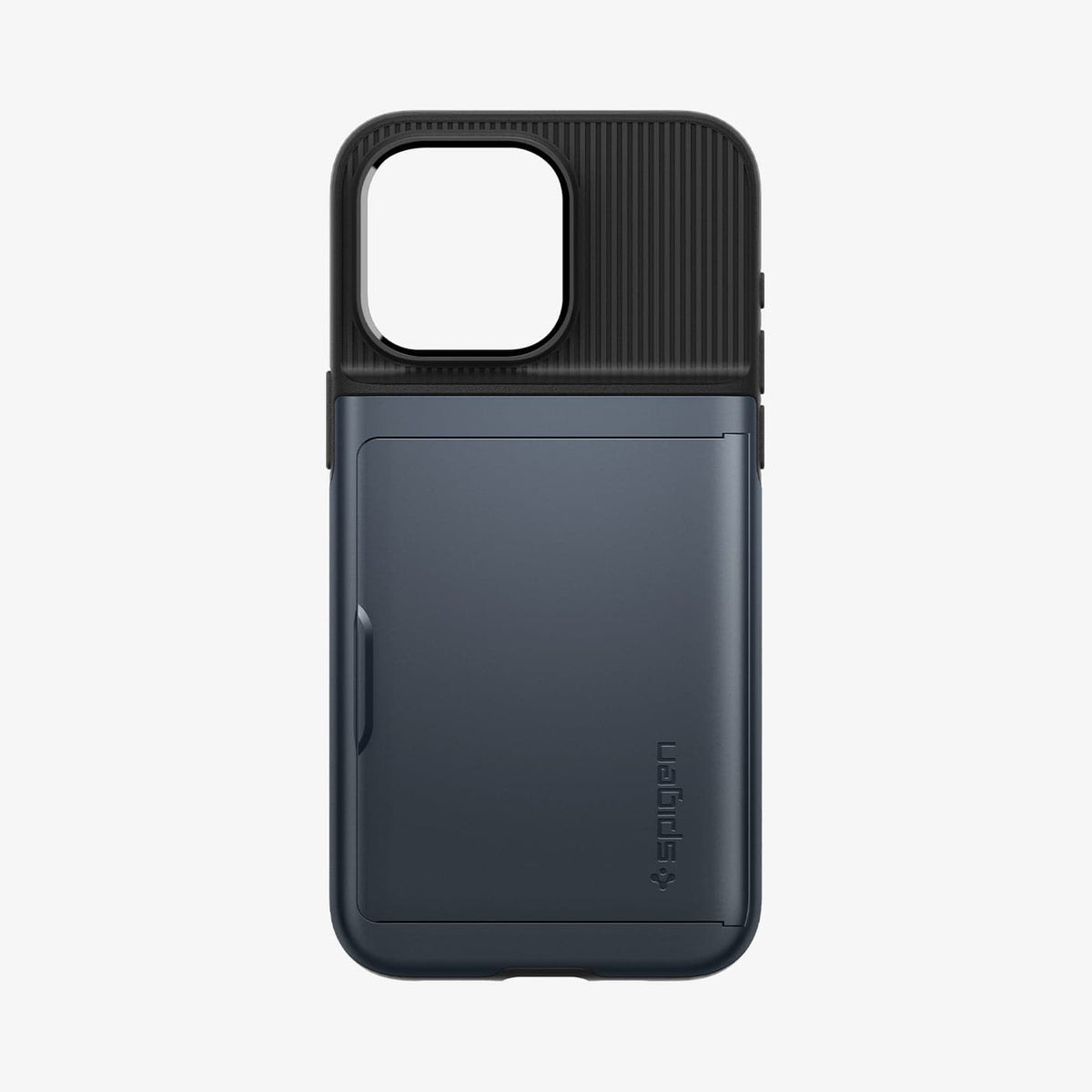 ACS06591 - iPhone 15 Pro Max Case Slim Armor CS in metal slate showing the back