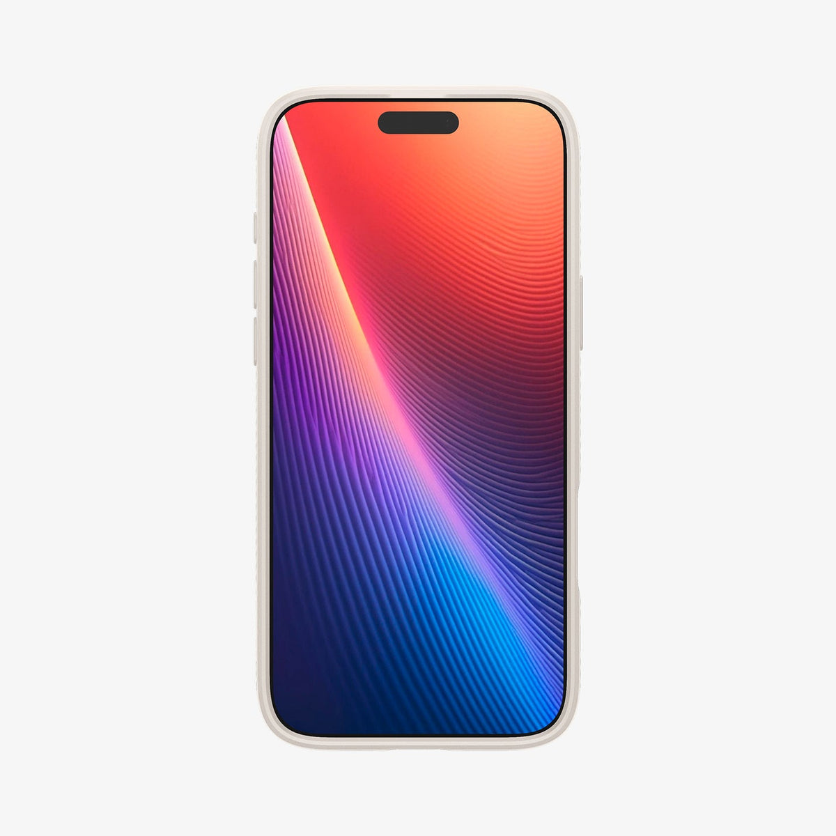 ACS08120 - iPhone 16 Pro Case Liquid Air in Natural Titanium showing the front