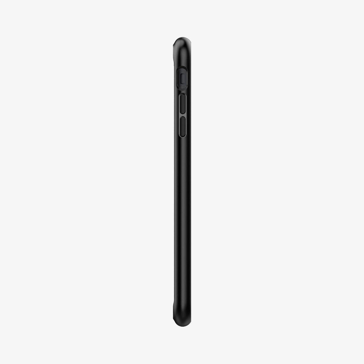 043CS20550 - iPhone 7 Series Ultra Hybrid Case in Black showing the side