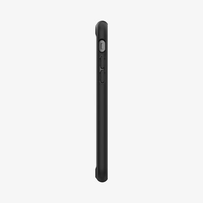 042CS20926 - iPhone SE Ultra Hybrid case in black showing the side