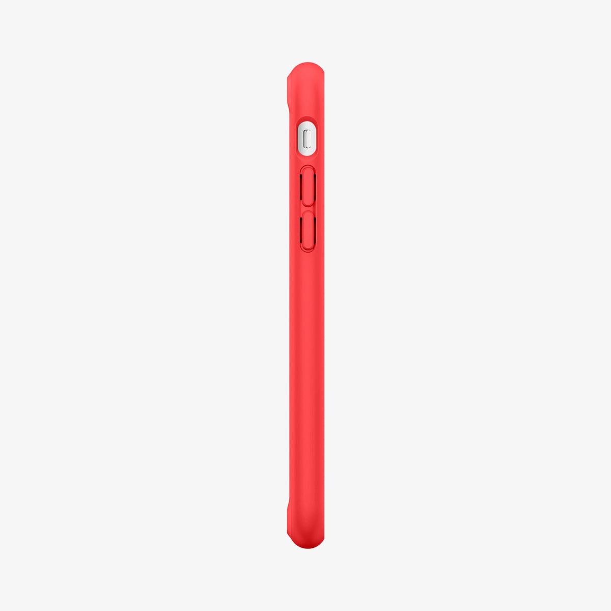 042CS21724 - iPhone SE Ultra Hybrid case in red showing the side