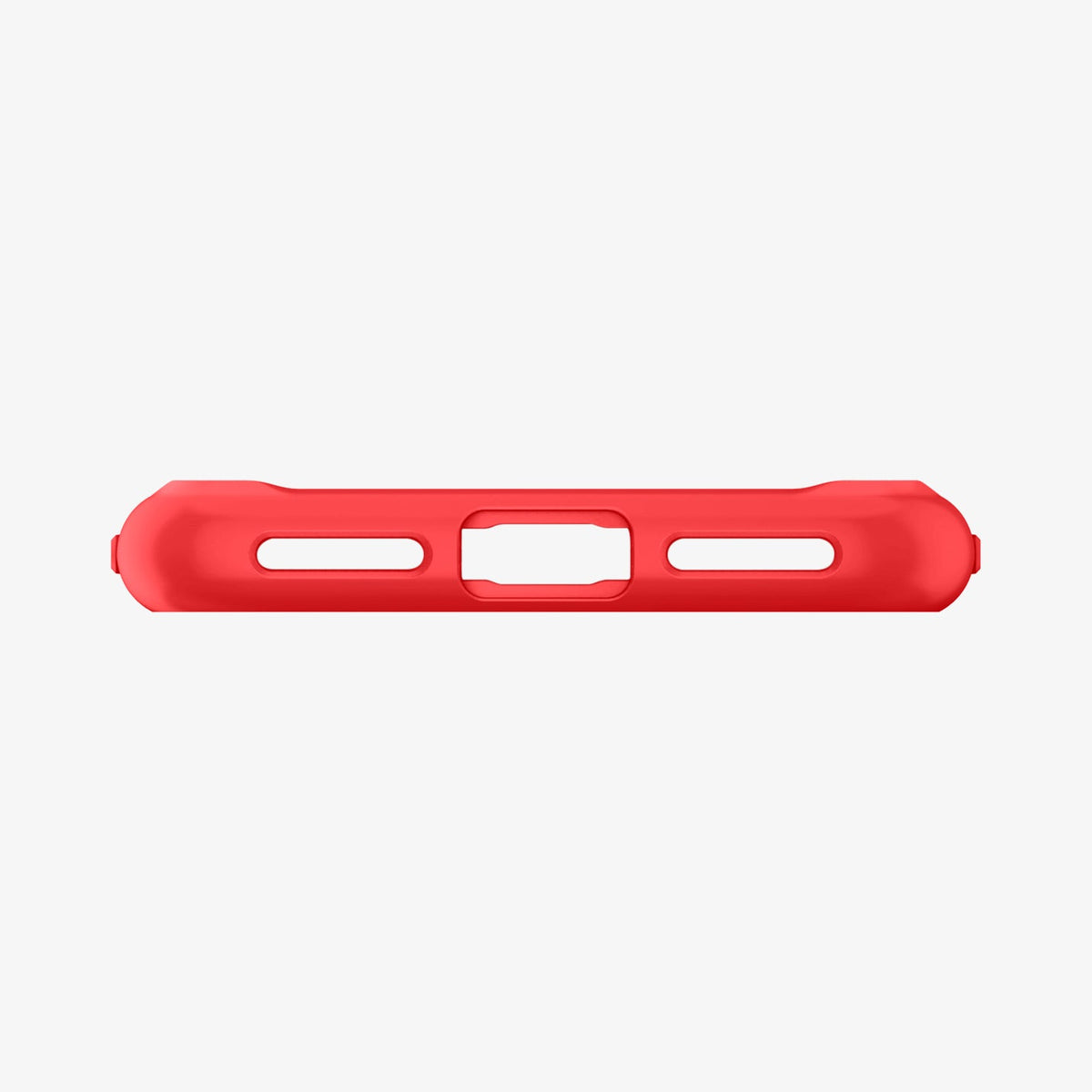 042CS21724 - iPhone SE Ultra Hybrid case in red showing the bottom