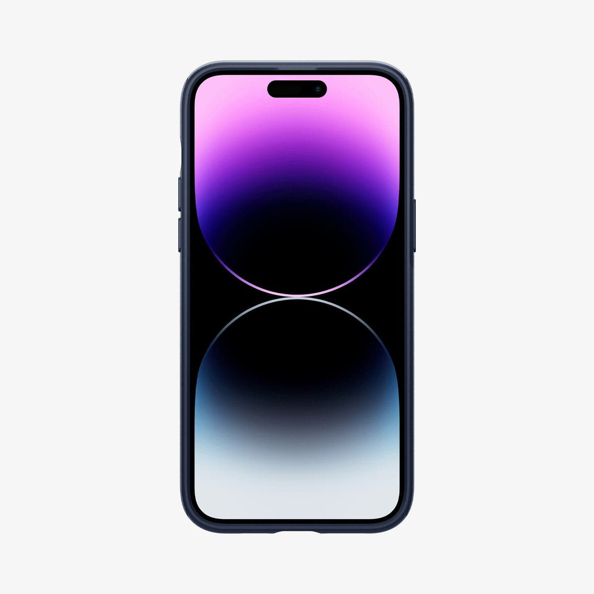 ACS04845 - iPhone 14 Pro Max Case Mag Armor (MagFit) in navy blue showing the front