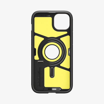 ACS06668 - iPhone 15 Plus Case Tough Armor (MagFit) in gunmetal showing the inside of case